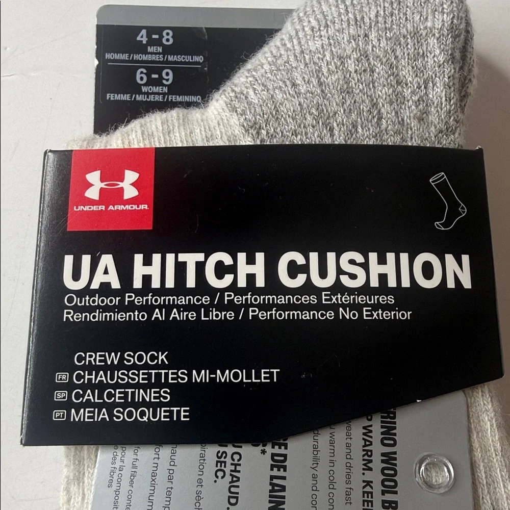 Under Armour UA Hitch Cushion Wool Blend Socks Small